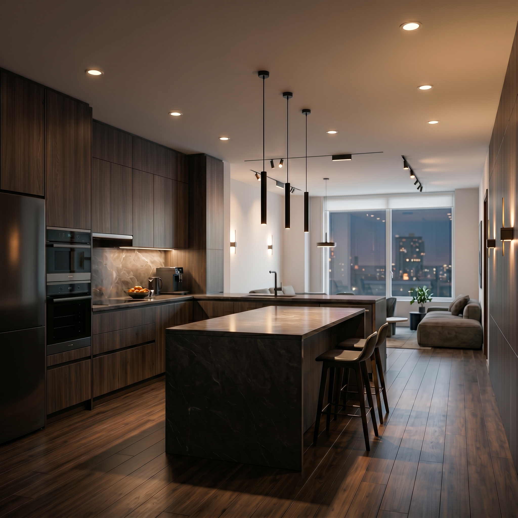 Smart Home Lights On